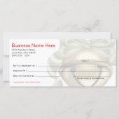 Carte Certificat cadeau de l'entreprise Gold Bell Green (Dos)