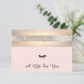 Carte Certificat cadeau de location de salles (Debout devant)