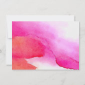 Carte Certificat cadeau de maquillage en Aquarelles rose (Dos)