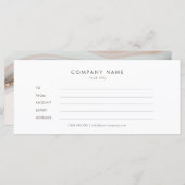 Carte Certificat-cadeau de marbre de pierre Agate (Devant / Derrière)