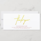 Carte Certificat cadeau de Merci de beauté et de maquill (Devant)