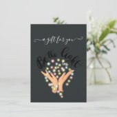 Carte Certificat cadeau de Noël d'entreprise (Debout devant)