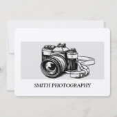 Carte Certificat cadeau de photographe professionnel (Devant)
