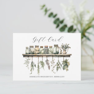 Carte Certificat Cadeau de Produits d'Herboriste