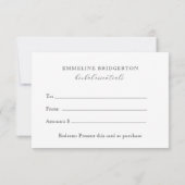 Carte Certificat Cadeau de Produits d'Herboriste (Dos)