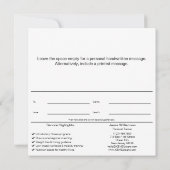 Carte Certificat cadeau de récompense d'entraîneur de bo (Dos)