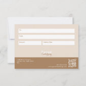 Carte Certificat cadeau de restauration gastronomique (Dos)