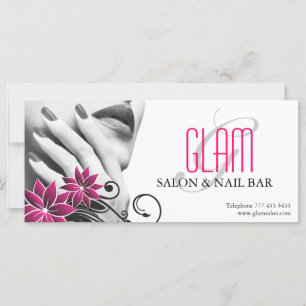 Carte Certificat cadeau de salon et de Spa