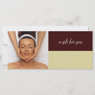 Carte Certificat-cadeau de Spa de jour ou de massothérap