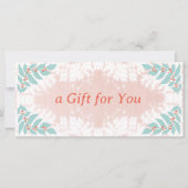 Carte Certificat cadeau de vacances Whimsical (Devant)