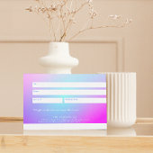 Carte Certificat cadeau dégradant