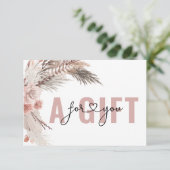 CARTE CERTIFICAT CADEAU D'ENTREPRISE | BOHO (Debout devant)