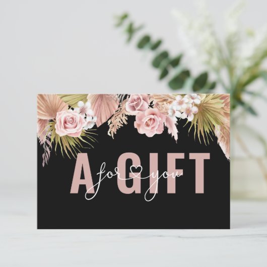 CARTE CERTIFICAT CADEAU D'ENTREPRISE | BOHO (Debout devant)