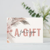 CARTE CERTIFICAT CADEAU D'ENTREPRISE | BOHO (Debout devant)