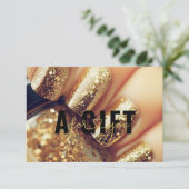 Carte CERTIFICAT CADEAU D'ENTREPRISE | Clous de Parties  (Debout devant)