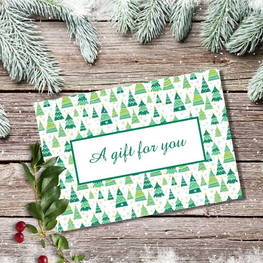 Carte Certificat cadeau d'entreprise de vacances moderne