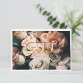 Carte CERTIFICAT CADEAU D'ENTREPRISE | Moderne | Floral (Debout devant)