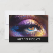 Carte CERTIFICAT CADEAU D'ENTREPRISE | Moderne | Parties (Devant)