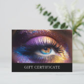 Carte CERTIFICAT CADEAU D'ENTREPRISE | Moderne | Parties (Debout devant)