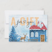 Carte CERTIFICAT CADEAU D'ENTREPRISE | Motif de neige de (Devant)