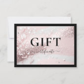 CARTE CERTIFICAT CADEAU D'ENTREPRISE | PARTIES SCINTILLA (Devant)