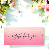 Carte Certificat cadeau d'entreprise Parties scintillant