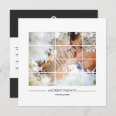 Carte Certificat cadeau du photographe (Devant / Derrière)