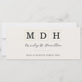 Carte Certificat Cadeau Entreprise Modern Script (Dos)