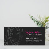 Carte Certificat cadeau Eyelash Extensions (Debout devant)