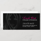 Carte Certificat cadeau Eyelash Extensions (Devant / Derrière)