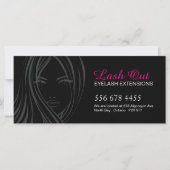 Carte Certificat cadeau Eyelash Extensions (Devant)