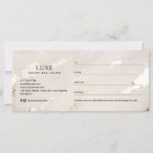 Carte Certificat Cadeau/Facture de Luxe Moderne avec Feu (Devant)