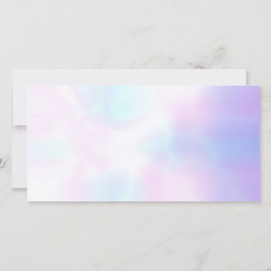 Carte Certificat cadeau Feuille Holographique Spring (Dos)