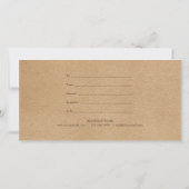 Carte Certificat Cadeau Feuilles d'Eucalyptus Rustique É (Dos)