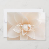 Carte Certificat cadeau floral blanc classique (Devant)