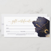 Carte Certificat cadeau Holistic Celestin Sun Moon Yoga (Dos)