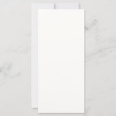 Carte Certificat cadeau Hydrangea d'aquarelle personnali (Dos)