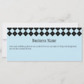 Carte Certificat cadeau Jacquard bleu (Dos)