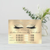 Carte Certificat Cadeau Maquillage SPA Champagne (Debout devant)