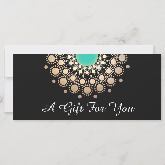 Carte Certificat cadeau massage yoga (Devant)