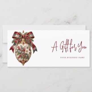 Carte Certificat-cadeau moderne