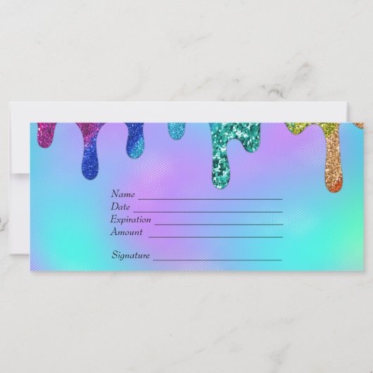 Carte Certificat cadeau Nail Design Studio (Dos)