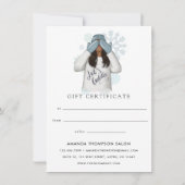 Carte Certificat-cadeau Neige d'Hiver (Dos)
