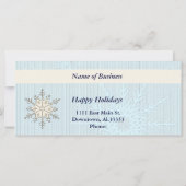 Carte Certificat cadeau-Noël-Carte Rack d'affaires (Dos)