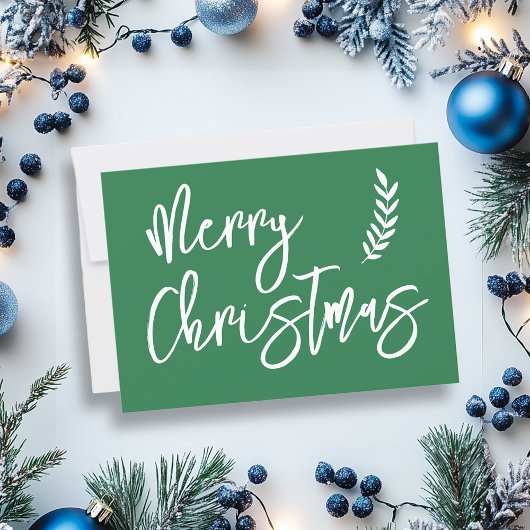 Carte Certificat Cadeau Noël Écriture Moderne