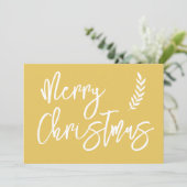 Carte Certificat cadeau Noël Script moderne (Debout devant)