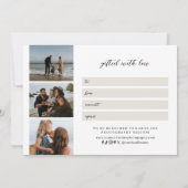 Carte Certificat cadeau photo complète moderne (Dos)