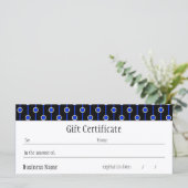 Carte Certificat Cadeau PICK-A-COLOR Points Et Bandes (Debout devant)