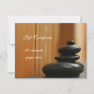Carte Certificat Cadeau Pierres de Méditation Cairn