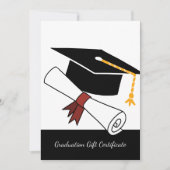 Carte Certificat cadeau pour la petite entreprise (Devant)